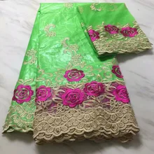 Лимон Базен brode getzner с бисером жаккардовая brocad ткань высокого качества французский шнурок ткани Нигерии геле 5+ 2 ярдов/партия PL-26