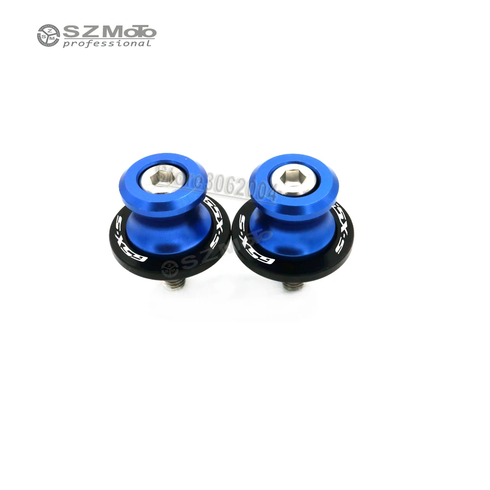 

For SUZUKI GSX-S GSXS GSXS150 GSXS750 GSXS1000/F 150 750 1000/F 2015-2018 2017 Swingarm Spools Slider M8 0.315inch Stand Screws