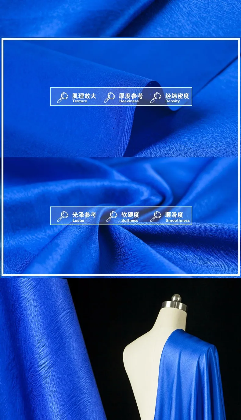 kraliyet renk dut ipek kumas baliksirti desen ipek saten parlak dugun dekor dikmek icin ust elbise takim elbise elbise zanaat yard tarafindan