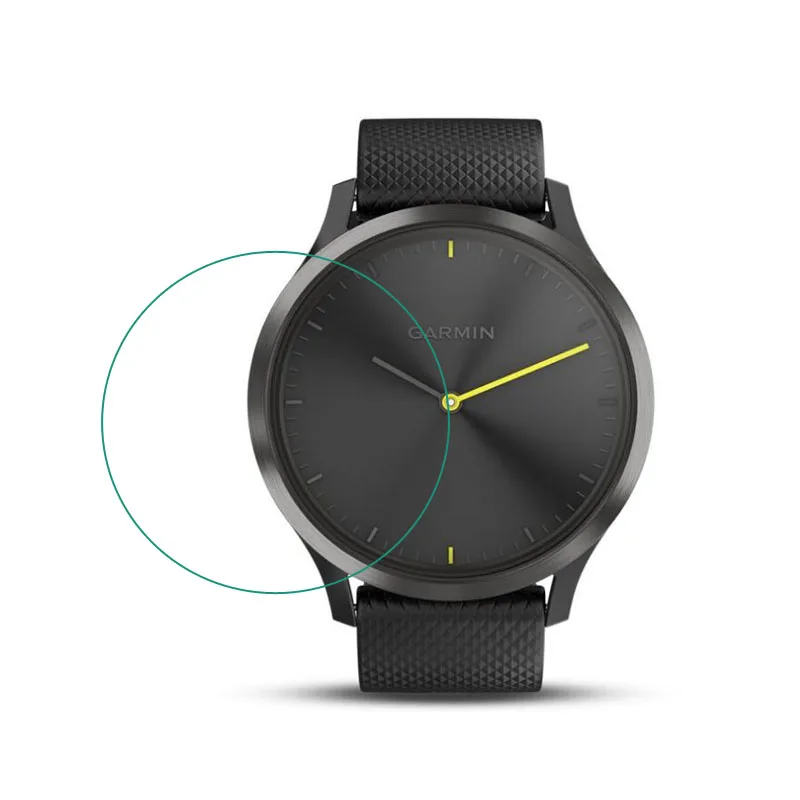 

Ultra Clear Tempered Glass Protective Film Guard For Garmin Vivomove HR Smart Watch Toughened Display Screen Protector Cover