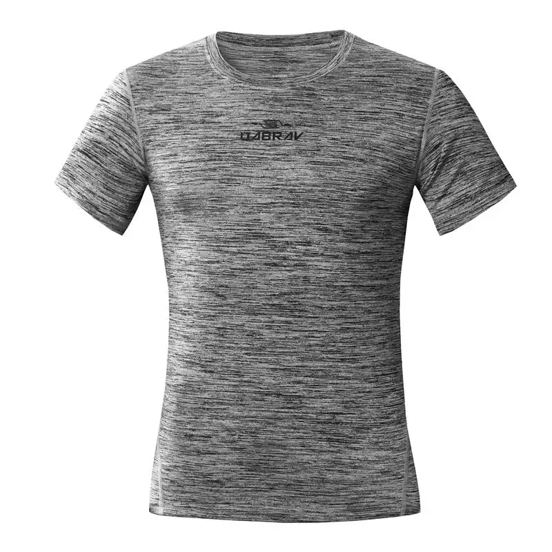 

ELI22 18455 Men High Quality T-shirt Long Sleeve O-neck Top elastic Quick Dry Absorbent T-shirt Football Basketball Sportswear