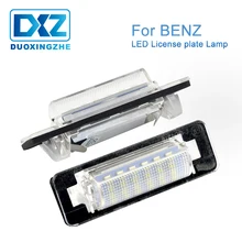 DXZ 2X Car LED License Number Plate Light Bulb Lamp Error Free for Mercedes Benz clase C E W210 W202 E300 E320 E430 E55 AMG C230 DXZ 2X Car LED License Number Plate Light Bulb Lamp Error Free for Mercedes Benz clase C E W210 W202 E300 E320 E430 E55 AMG C230