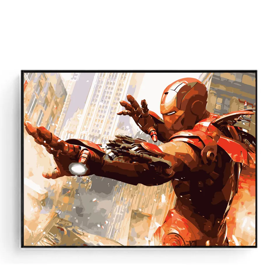 The Avengers Collection Iron Man 41 Van-Go Paint-By-Number Kit