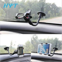 Автомобильный держатель телефона, установленный на приборной панели окно лобовое стекло присоска телефон зажимы для iPhone 5 5S 6 6s 7 samsung 360 Вращающийся