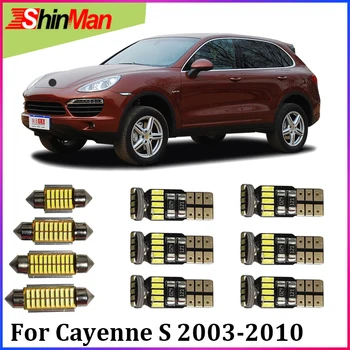 

ShinMan17x LED CAR Light Car LED Interior Car lighting For Porsche Cayenne S GTS Turbo S 955 957 LED Interior Light 2003-2010