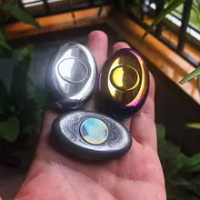 Высокое качество EDC гироскоп для пальцев из печати двухлистный титановый сплав Цвет выпечки яркая декомпрессия для взрослых игрушка