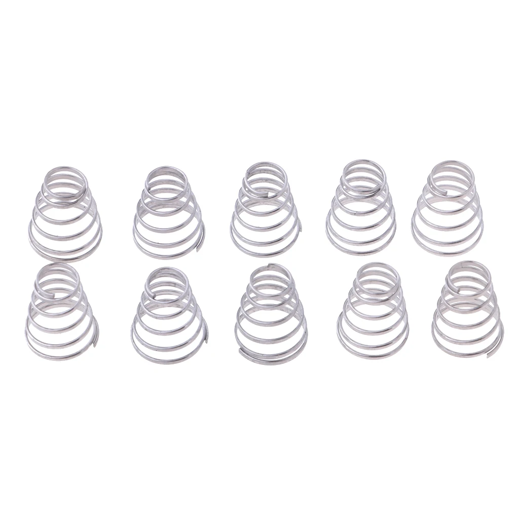 10pcs/Pack Stainless Steel Replacement Spring For Bike Quick Release Wheel Skewer Hub Bicycle Hub Skewers Accessories