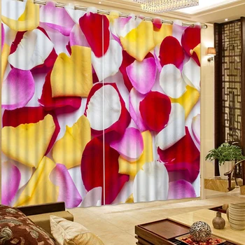 

Newest 3D Printing Curtains Beautiful Lifelike Curtains blackout drapes Bedroom Decoration Living Room Cortinas CL-DLM230