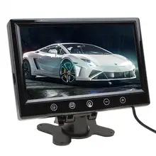 9 дюймов ЖК-дисплей заднего вида Камера Мониторы HD высокого разрешения с 2 AV вход для парковки задним ходом Авто bakup экран автомобиля Мониторы