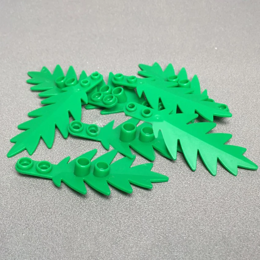 Single Big LegoINGlys City Coconut Palm Tree Garden Plant Jungle Building Blocks Set DIY MOC Accessories Parts Brick Kit Toys (4)