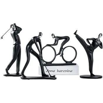 

Abstract Athletes Series Resin Figurine Desk Decor Modern Home Decoration Accessories TV Cabinet Decoration Ornaments