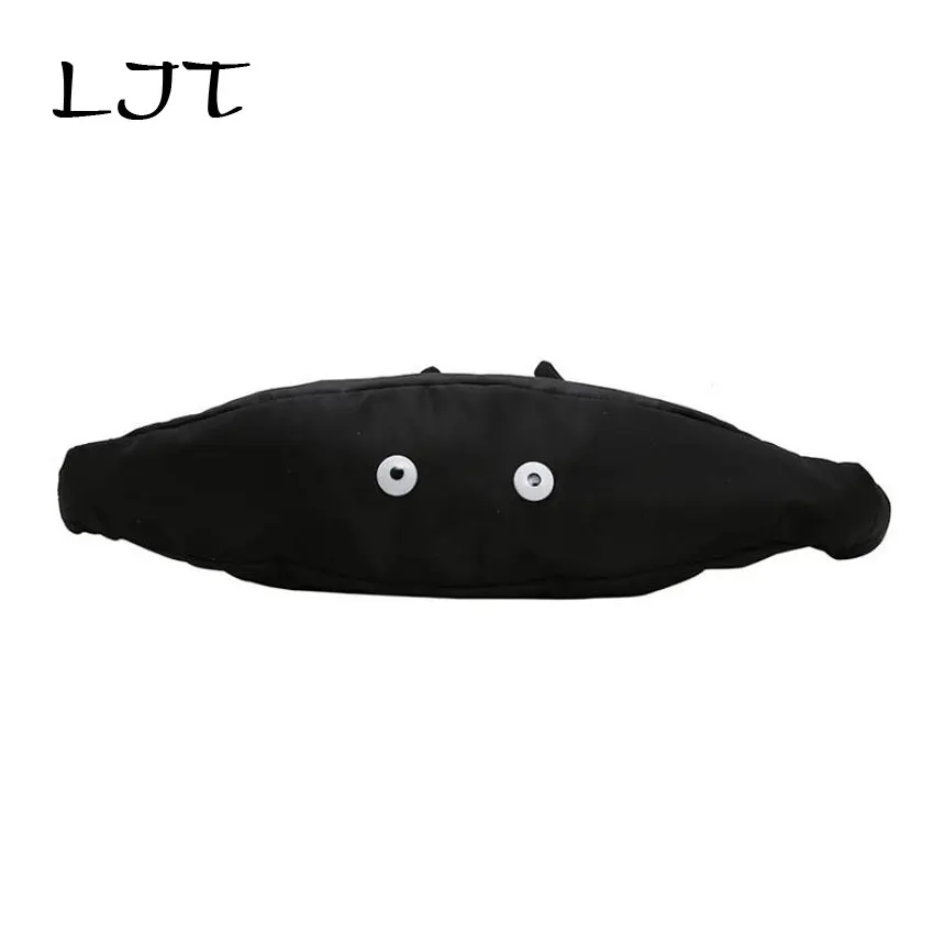

LJT 2019 New Harajuku College Wind Finger Chest Bag Fanny Pack Small Waist Bag for Girl Unisex Luxury Fashion Shopper Handbags