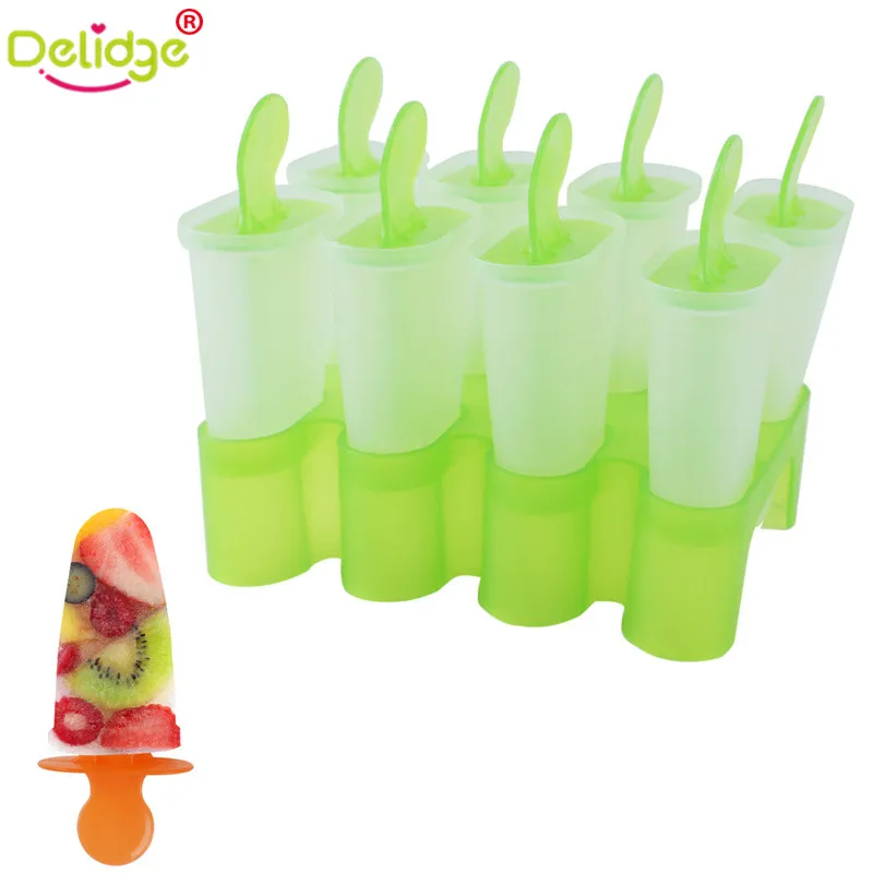 Delidge 1 Set 8 Cells Popsicles Mold Plastic Frozen Ice Cream Pop Mold Popsicle Maker Lolly Mould Tray Pan Maker Tool
Delidge 1 Set 8 Cells Popsicles Mold Plastic Frozen Ice Cream Pop Mold Popsicle Maker Lolly Mould Tray Pan Maker Tool