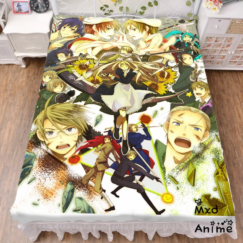 Hetalia Ru Anime Bed Sheet Throw Blanket Bedding Coverlet Cosplay Ts Sheets Aliexpress