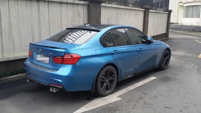 Спойлер на крышу F30 F35 2012- BMW 3 серии 320i 320li 325li, спойлер из АБС-пластика, заднее крыло, цветной задний спойлер