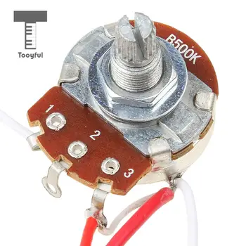 

Tooyful Professional Set of Wiring Harness Prewired Acoustic 2 Volume 2 Tone 3 Way Switch for LP Electric Circuit Guitar Parts
