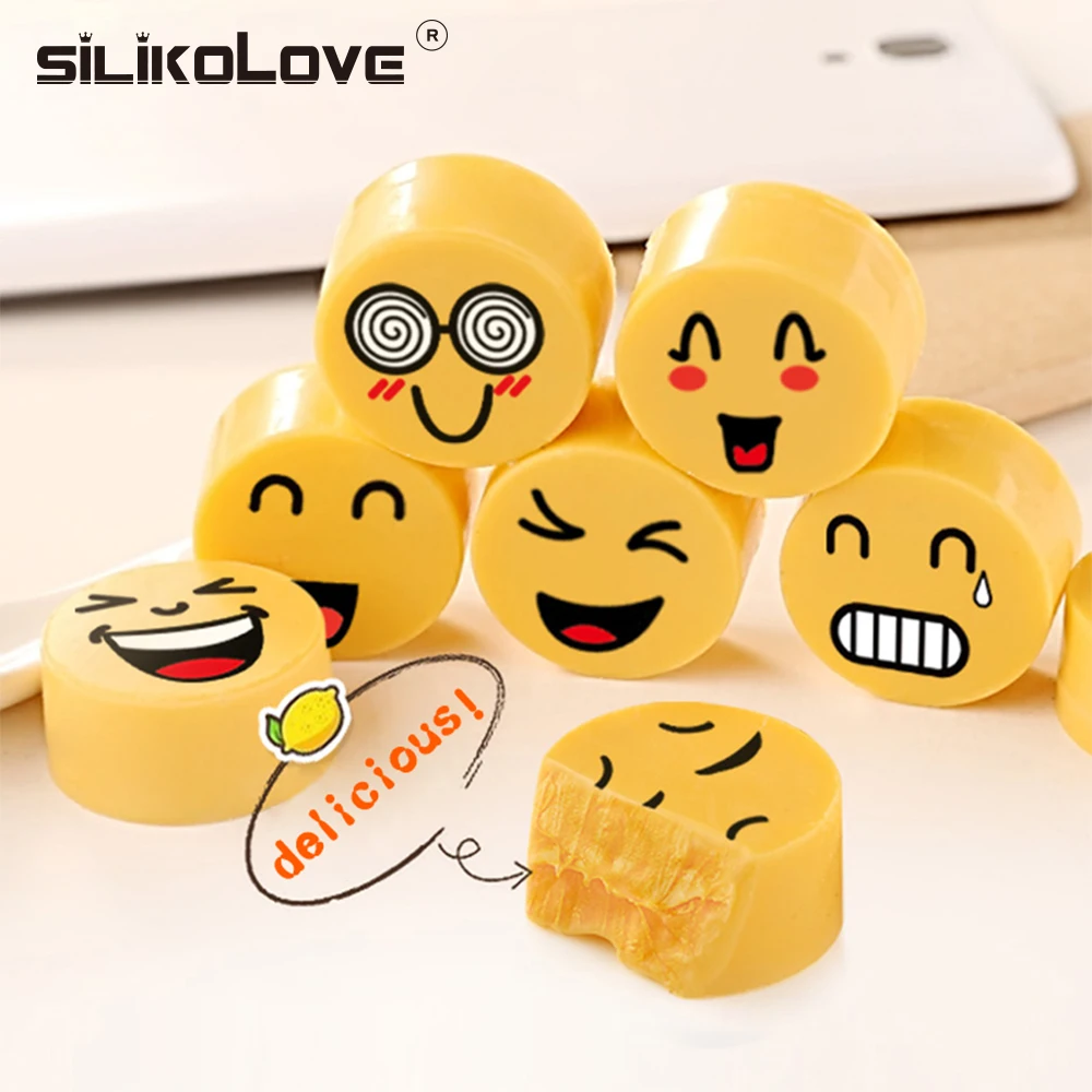 SILIKOLOVE смайлик шоколадная Форма 3D силиконовые формы для DIY дома выпечки Формы для выпечки Инструменты