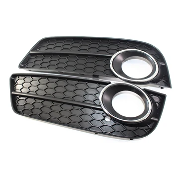 

1Pair Car Fog Light Cove For Audi A5 09-11 8T0 807 681/682 Front Fog Light Grille Bumper Cover Car Styling Auto Accessories