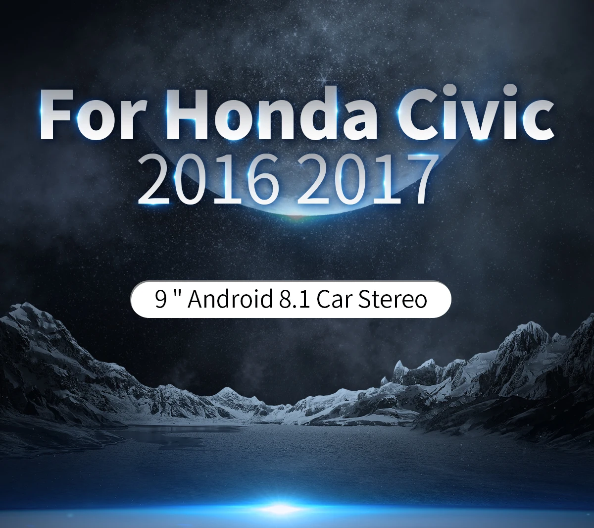 4+ 64 Гб 8 ядер Android 8,1 автомобильный мультимедийный плеер HD " ips экран Радио Стерео головное устройство для Honda Civic
