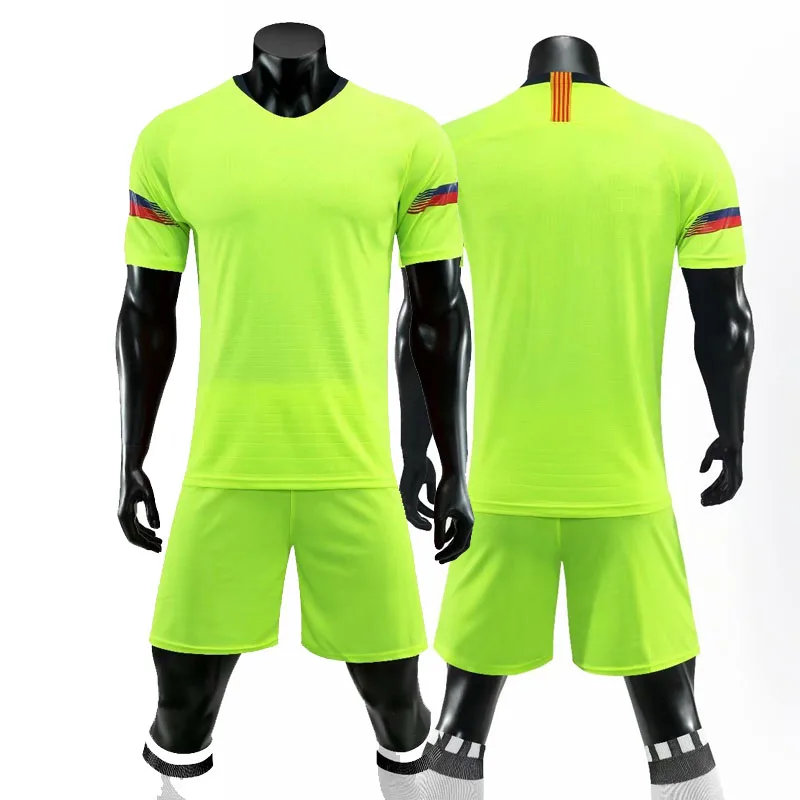 Футбольная майка, футбольные футболки, тренировочные комплекты Роналду, пустая форма, спортивные костюмы для взрослых, Mbappe DIY, Джерси De Futbol - Цвет: basa green