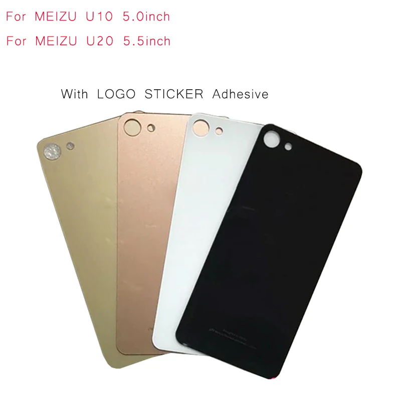 

Factory Outlet For meizu U10 Case Back Glass Rear Door Replacement for meizu U 10 Battery Cover for meizu U20 +STICKER Adhesive
