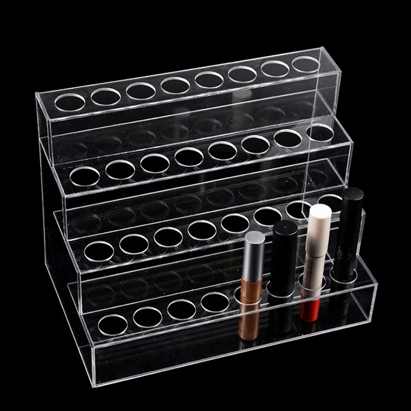 Download Transparent Clear Acrylic Mac Lipstick Rack Lip Gloss Nail ... Yellowimages Mockups
