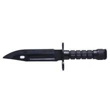 30X3 7cm M9 Tactical Training Dagger Cosplay Plastics Knife Hunting War Movie Props Scabbard ABS Plastic