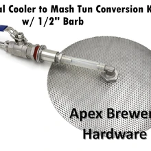 7 галл. кулер в бродильный комплект преобразования w/1/" шланг Барб, кулер не входит в комплект, домашняя поставка, пивоваренное оборудование