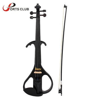 

High Quality 4/4 Full Size Electric Violin Fiddle Maple Wood Stringed Instrument Ebony Fretboard for Music Lover Beginner