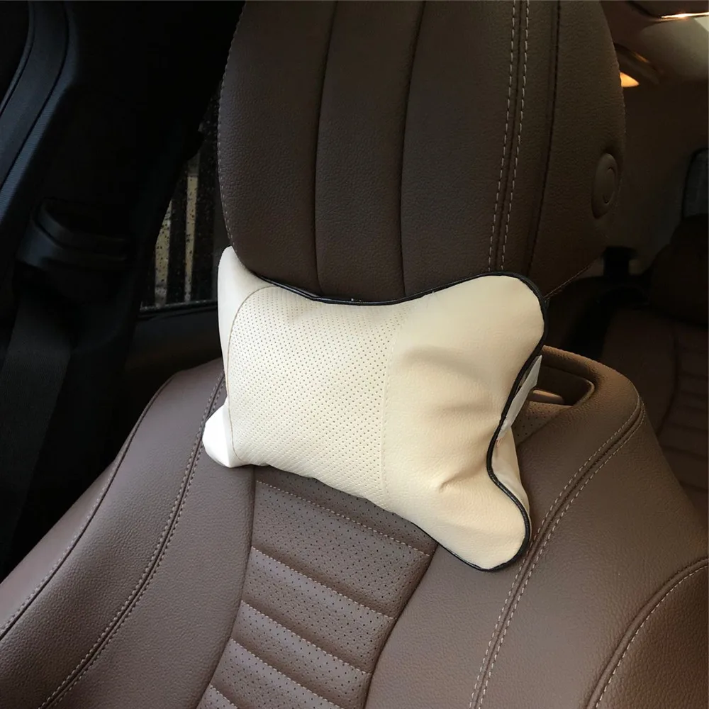 Автомобильная подушка для шеи с перфорацией чехол BMW 1 2 3 4 5 6 7 M series E46 E90 X1 X3 X4 X5 X6 F07
