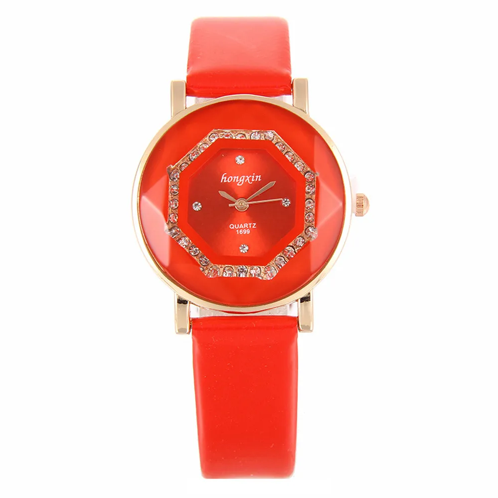 Лучшие продажи женские часы для отдыха брендовые Роскошные кожаный ремень со стразами кварцевые наручные часы модные часы женские часы