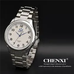 CHENXI бренд классической роскоши Кварцевые женские часы модные благородные подарок часы Для женщин человек наручные часы Нержавеющая сталь