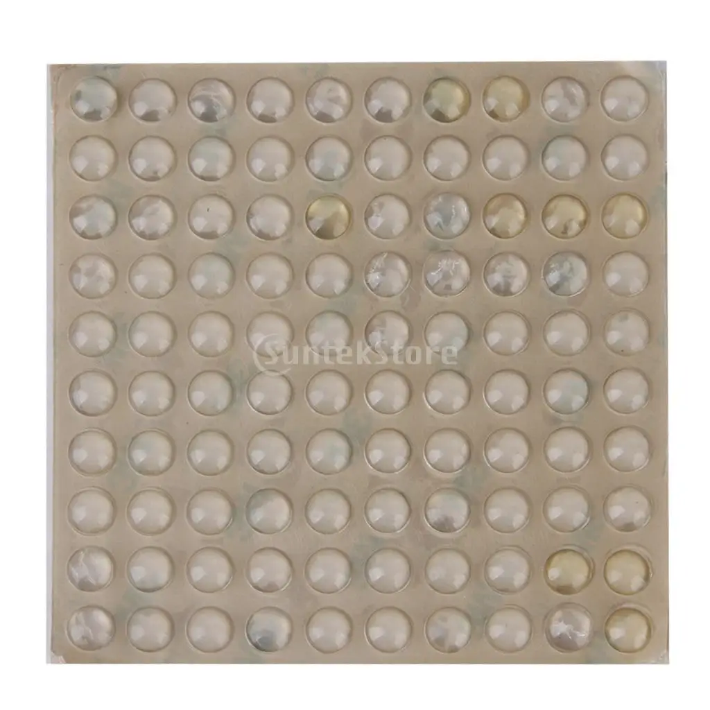 Magideal Adhesive Silicone Semicircle Feet Bumper Door Furniture