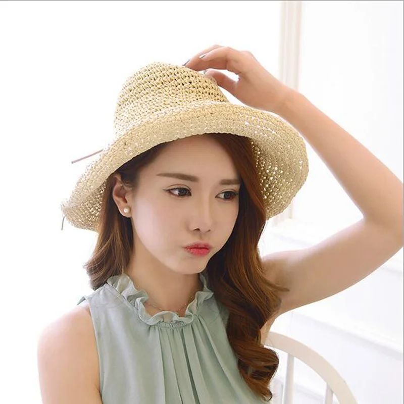 2017 ملكة قبعة الصيف المرأة طوي واسعة بريم شاطئ أحد قبعة سترو شاطئ كاب للسيدات أنيقة عطلة السفر القبعات 2017 ملكة قبعة الصيف المرأة طوي واسعة بريم شاطئ أحد قبعة سترو شاطئ كاب للسيدات أنيقة عطلة السفر القبعات