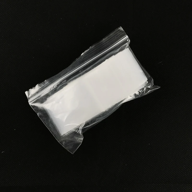 Small Plastic Zipper Bag Thick 0.12mm Ziplock Pill Packaging