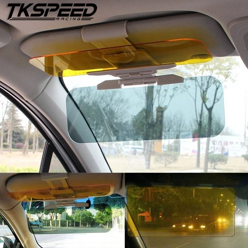 Visera de Sol para coche HD Anti UV día noche 2 en 1 deslumbrante gafas  visión Bloqueo Solar Anti deslumbrante parasol giratorio claro espejo de  conducción|Viseras para el sol| - AliExpress