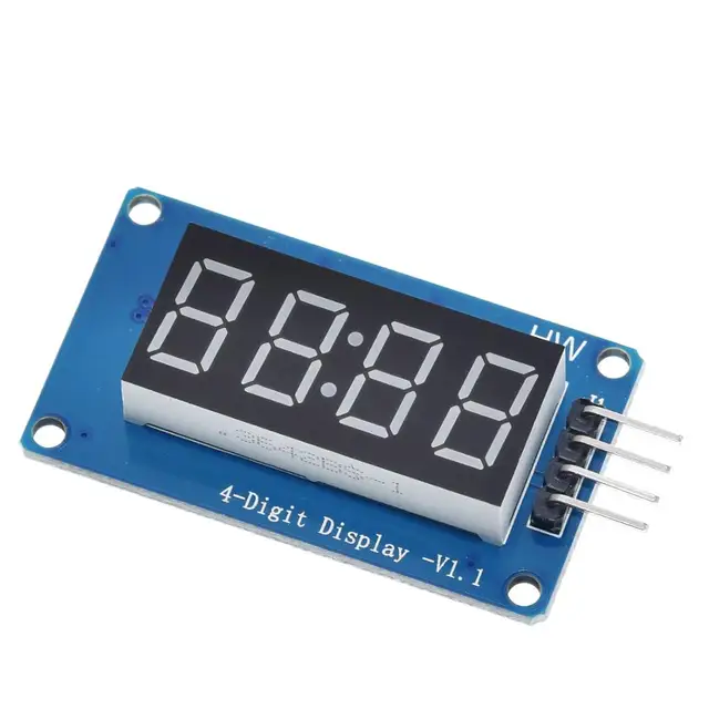 TM1637 LED Display Module For Arduino 7 Segment 4 Bits 0.36Inch Clock RED Anode Digital Tube Four Serial Driver Board Pack - Image 4