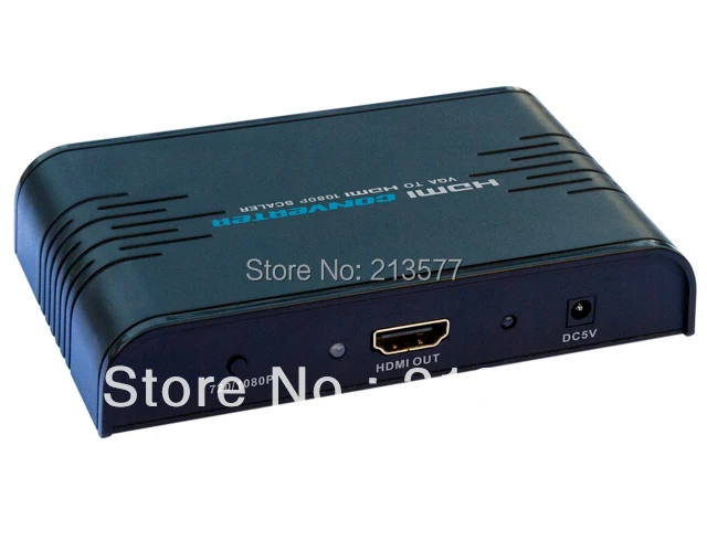 LKV352A со скальзером VGA к HDMI 1080 P конвертер с аудио, ноутбук ПК к HDMI видео удлинитель, подключи и играй