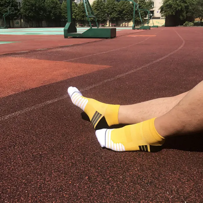 5 пар/лот 2019 Новые мужские носки для спорта на открытом воздухе беговые баскетбольные носки хлопковые короткие носки мужские европейские