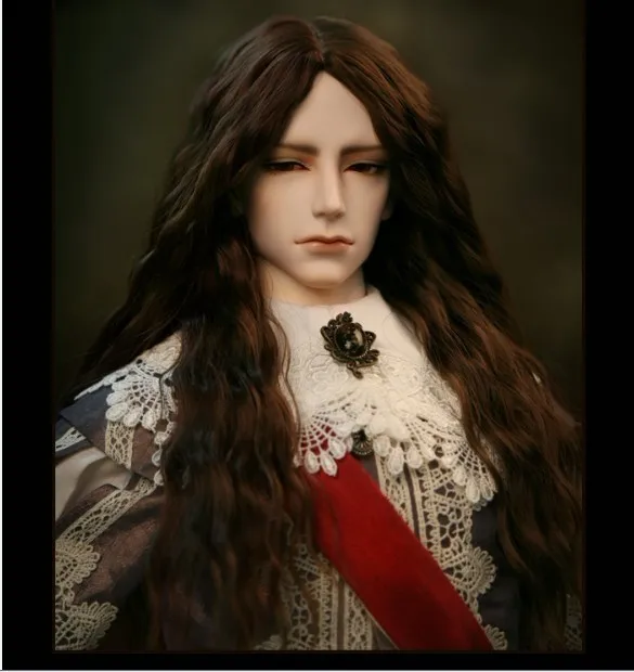 

New Arrival Bjd SD Doll Wig 1/3 1/4 High Temperature Wire Long Fashion Wavy For BJD Super Hair Wig Free Shipping