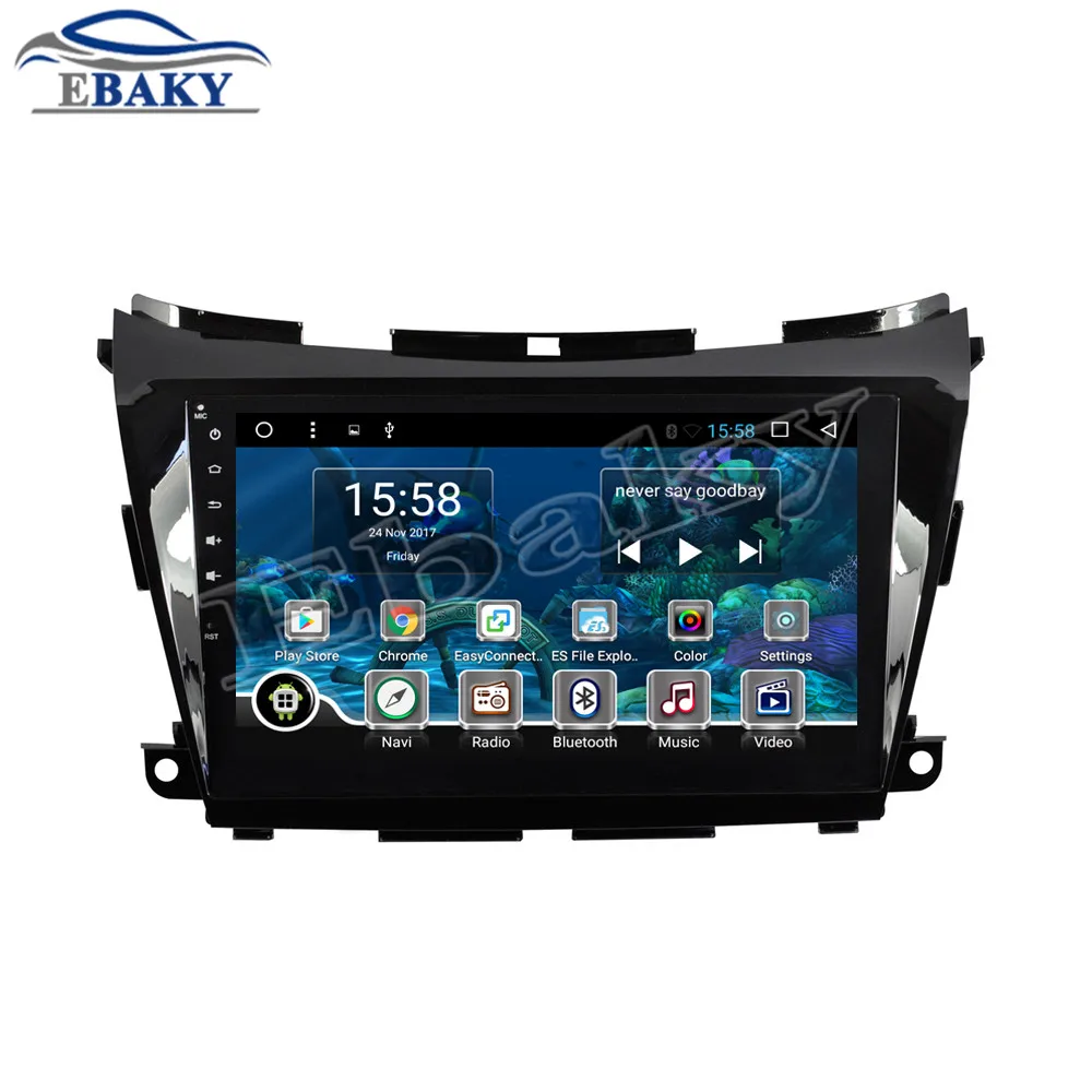 Sale NaviTopia 10.1inch 1GB/2GB RAM Quad Core/Octa Core Android 7.1/8.1 Car DVD Radio for Nissan Murano 2015 with GPS/wifi/maps 2