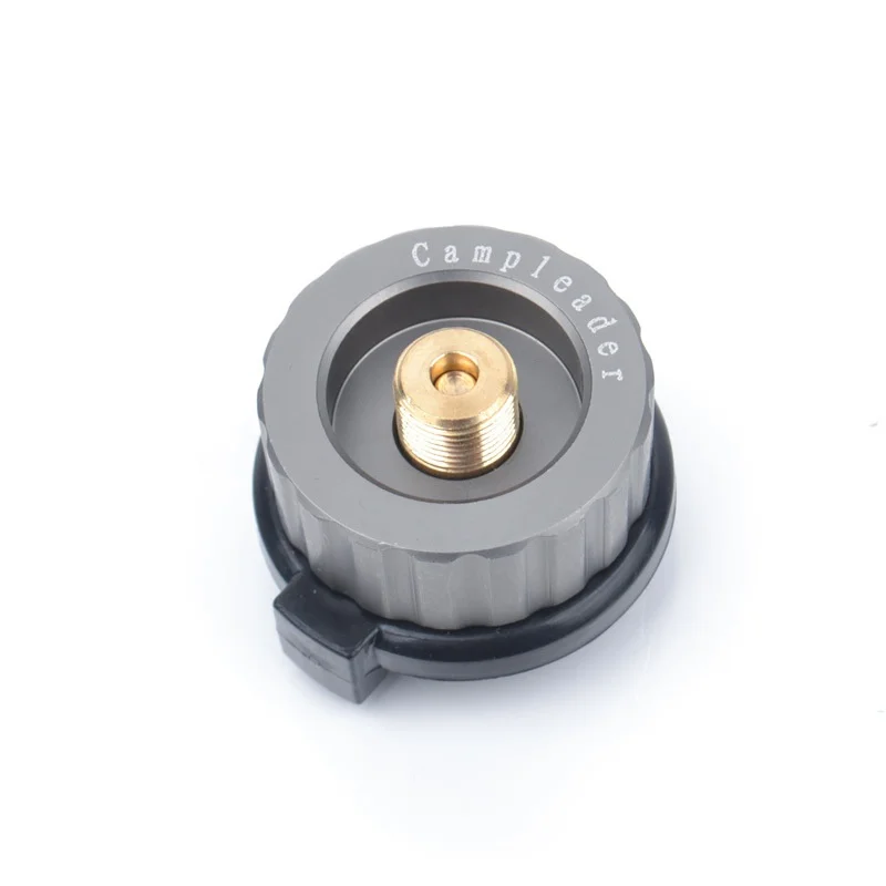 

*Outdoor Camping Hiking Stove Burner Adaptor Split Type Furnace Connector Converter Cartridge Auto-off Gas Tank Cylinder Adapter