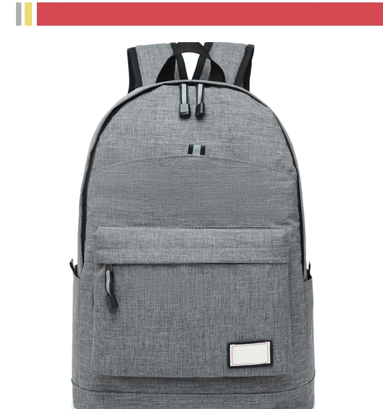 Мужской повседневный рюкзак для ноутбука, Женская деловая сумка, водонепроницаемые школьные сумки для девочек-подростков, однотонные мужские походные дорожные рюкзаки