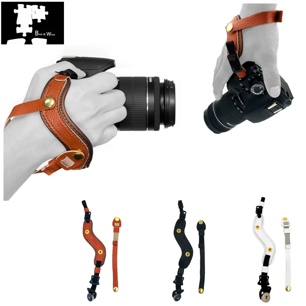 

Camera Hand Grip Wrist Leather Strap for Olympus OMD EM1 EM5 EM10 OM-D E-M1 E-M5 E-M10 Mark III II 3 2 Sony A9 A7S A7R A7 III II