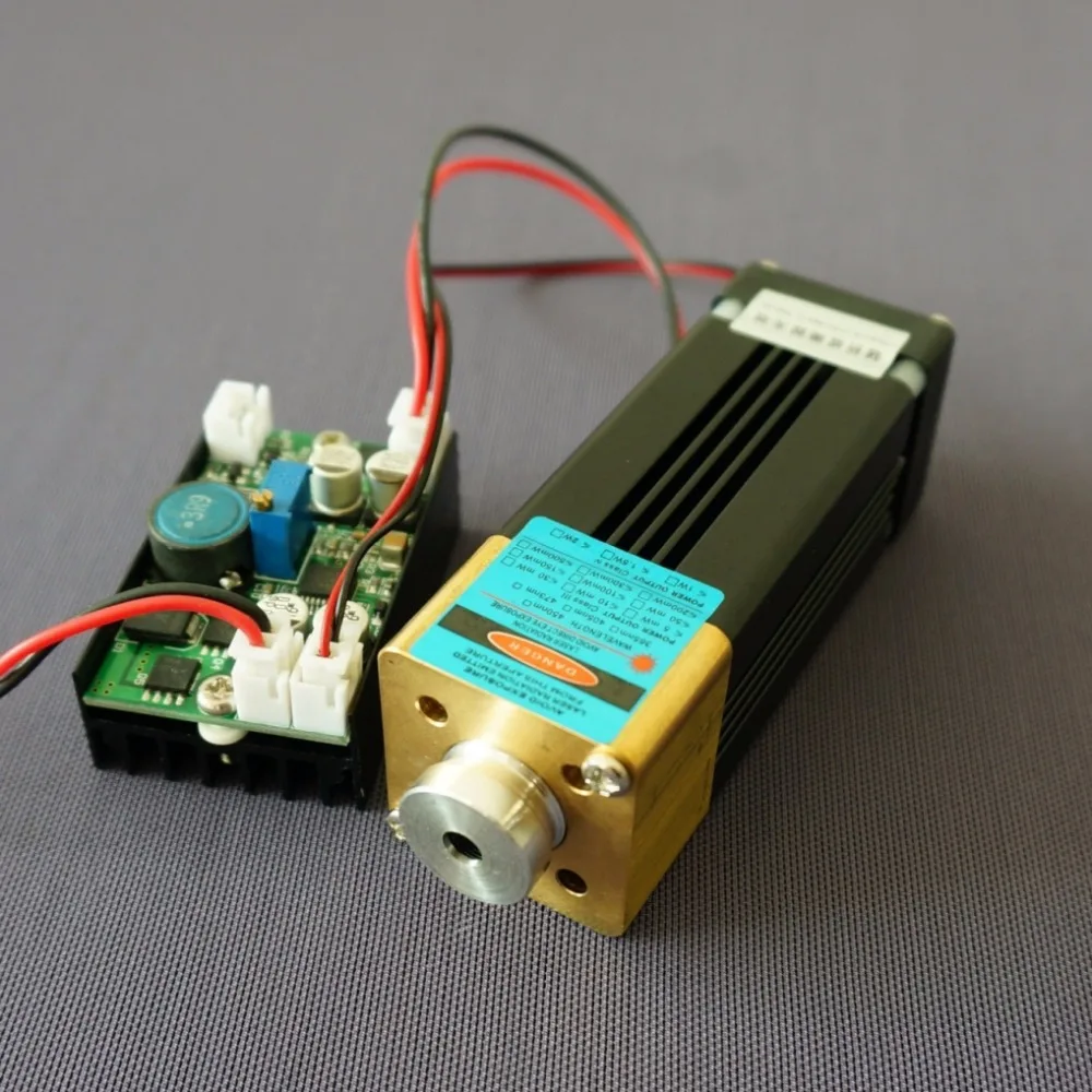 

High power 4W 450nm Blue laser module TTL/Fans cooling/continuous working/focus adjustable