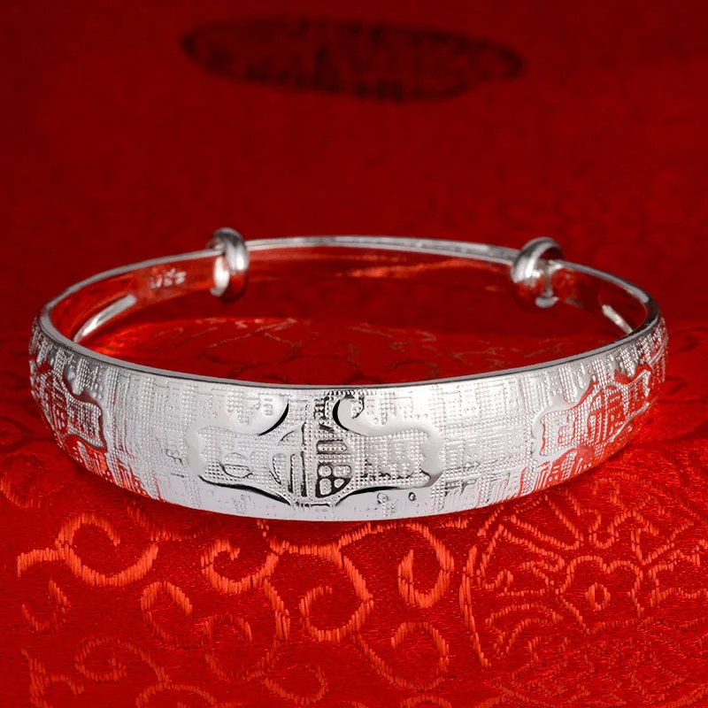 

Lucky Charming Bracelets for Lucky Women 24 K fully Silver Gold Manufactured Direct Shipping Chinese Bat Style Woman Bracelet