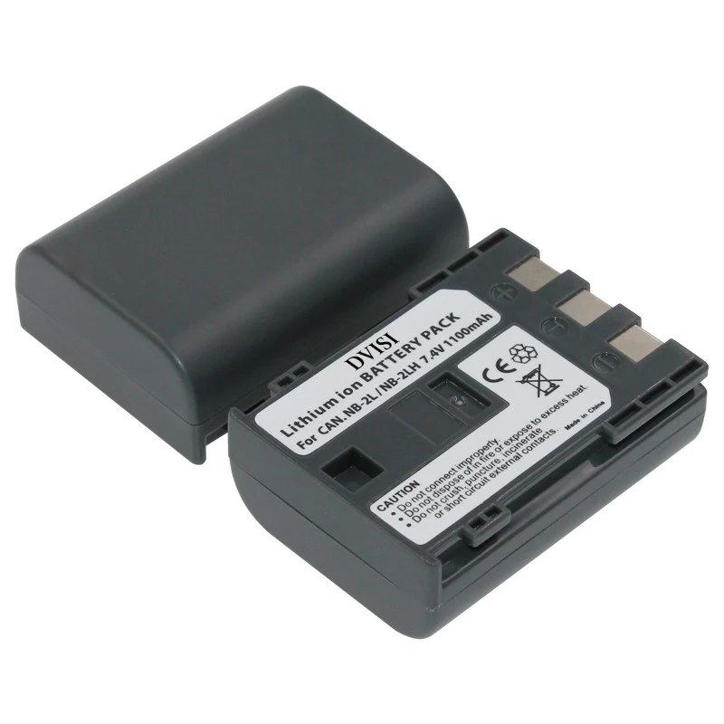 2Pcs/lot 7.4V 1.1Ah NB2L NB 2LH Replaceable Battery for Canon G9 Rebel