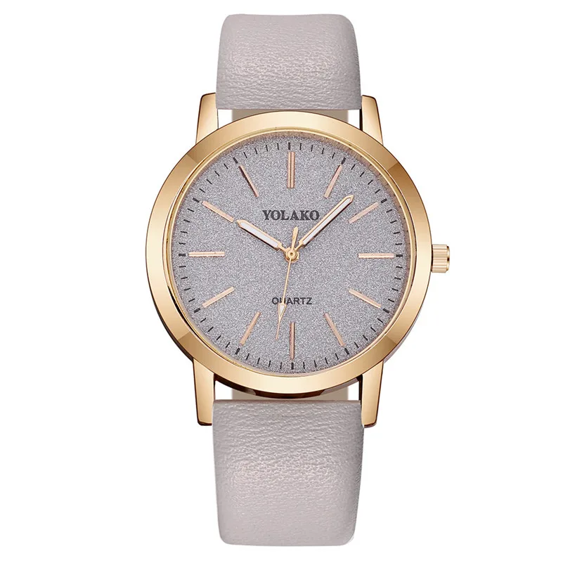 Роскошные женские часы женские повседневные кварцевые наручные часы Звездное небо Кожаный ремешок наручные часы модные часы Relogio Feminino/D - Цвет: Gray