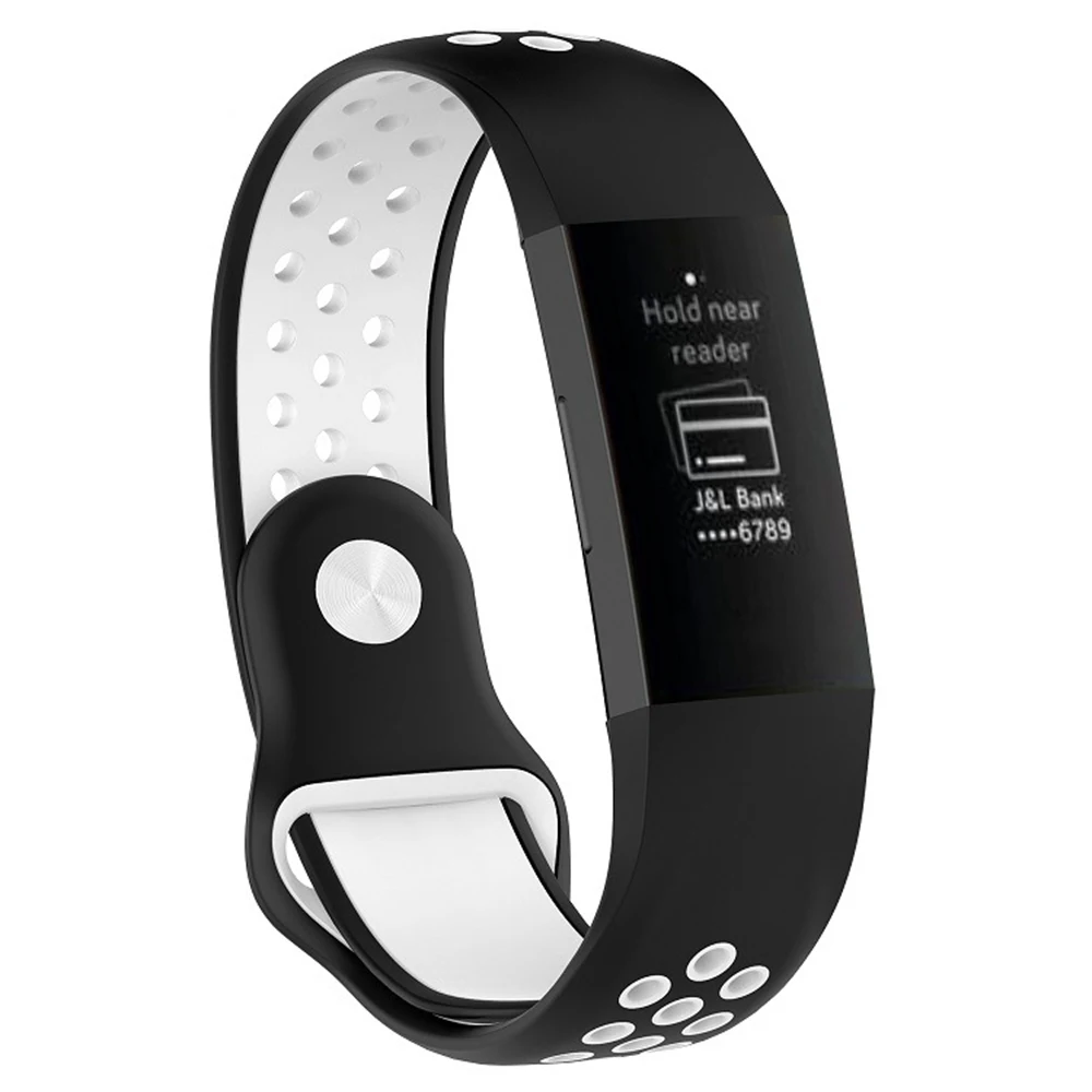 Цветной браслет для Fitbit Charge 3, спортивный силиконовый ремешок на запястье, подходит для bit Charge 2, умный Браслет, умные аксессуары