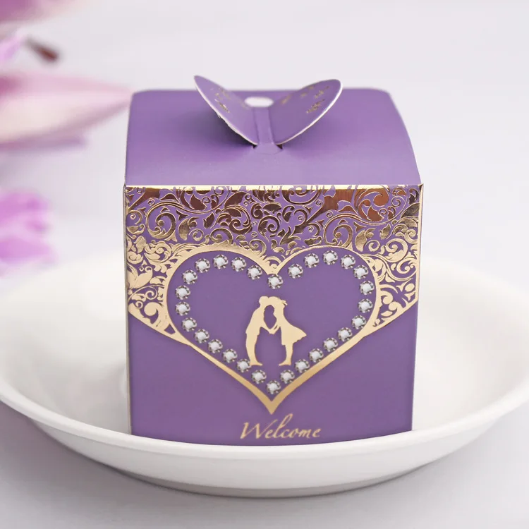 Love Wedding Box Candy Box European Creative Gift Box Packaging, High